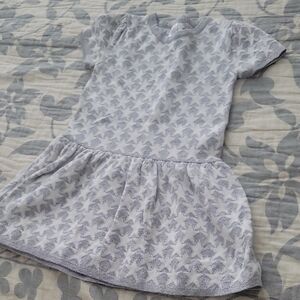 Cat & Jack Gray Star Pattern Kids Dress